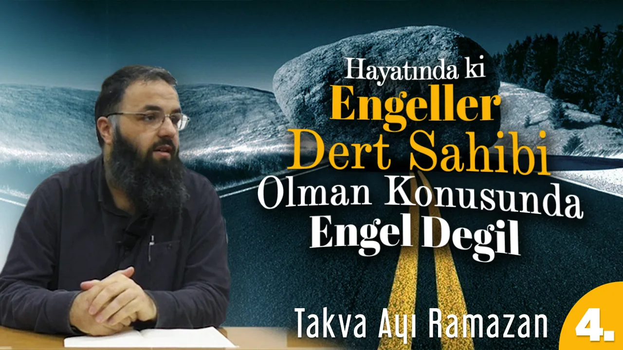 Hayatında ki Engeller Dert Sahibi Olman Konusunda Engel Degil…